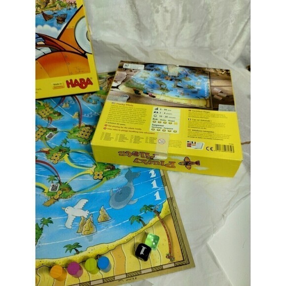Plucky Pilots Game By Haba Made in Germany A Turbulent Dice Game Ages 6 … - Picture 3 of 11